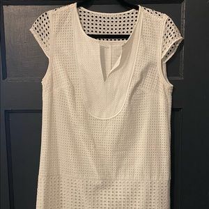 J. Crew white eyelet dress - small